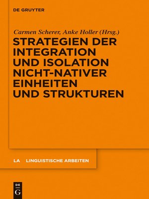 cover image of Strategien der Integration und Isolation nicht-nativer Einheiten und Strukturen